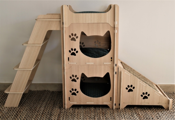 arbre à chat -cubes-Côté Kube
