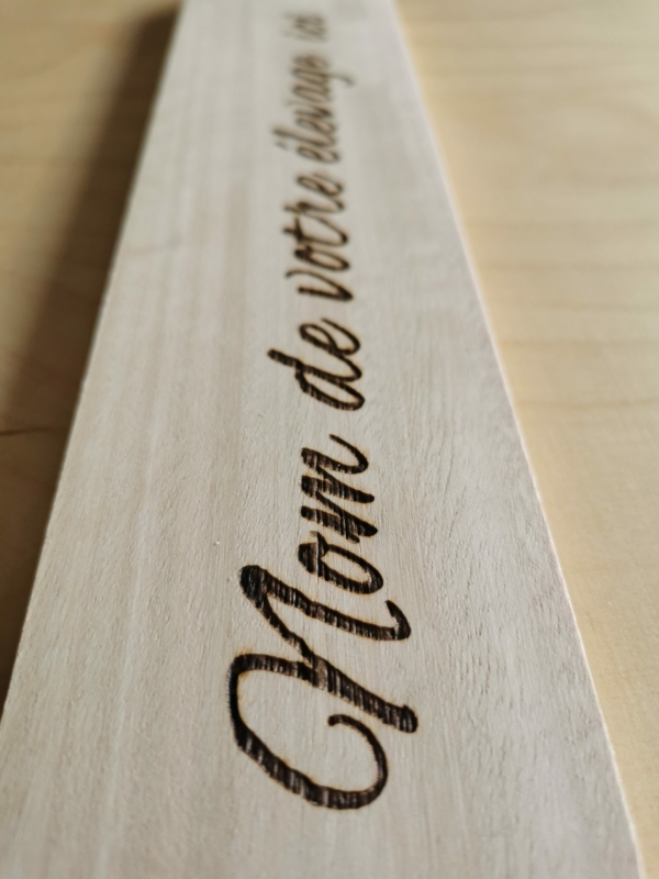 Gravure laser