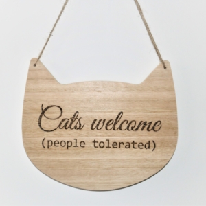 Pancarte Cats welcome