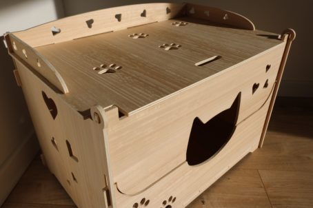 Maison de naissance - caisse de mise bas - Chat - Côté Kube- vue dessus