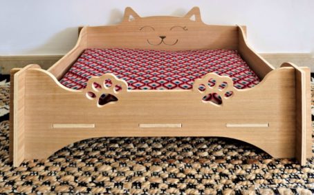 Lit pour chat et chien -Chat COTE KUBE vue de face