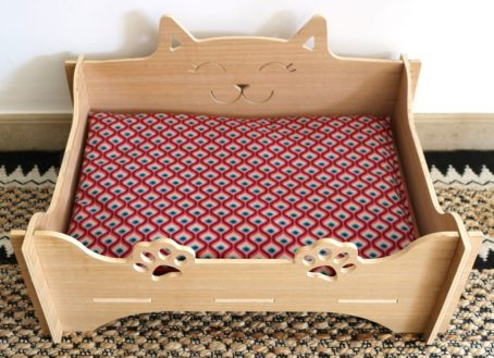 Lit pour chat et chien -Chat COTE KUBE vue dessus