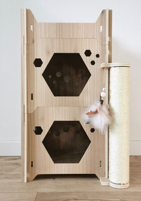 Arbre à chat-Chatmuzement-Cote-KUBE-beige