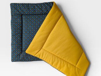 Matelas Jaune-Bleu canard 71 x 40cm
